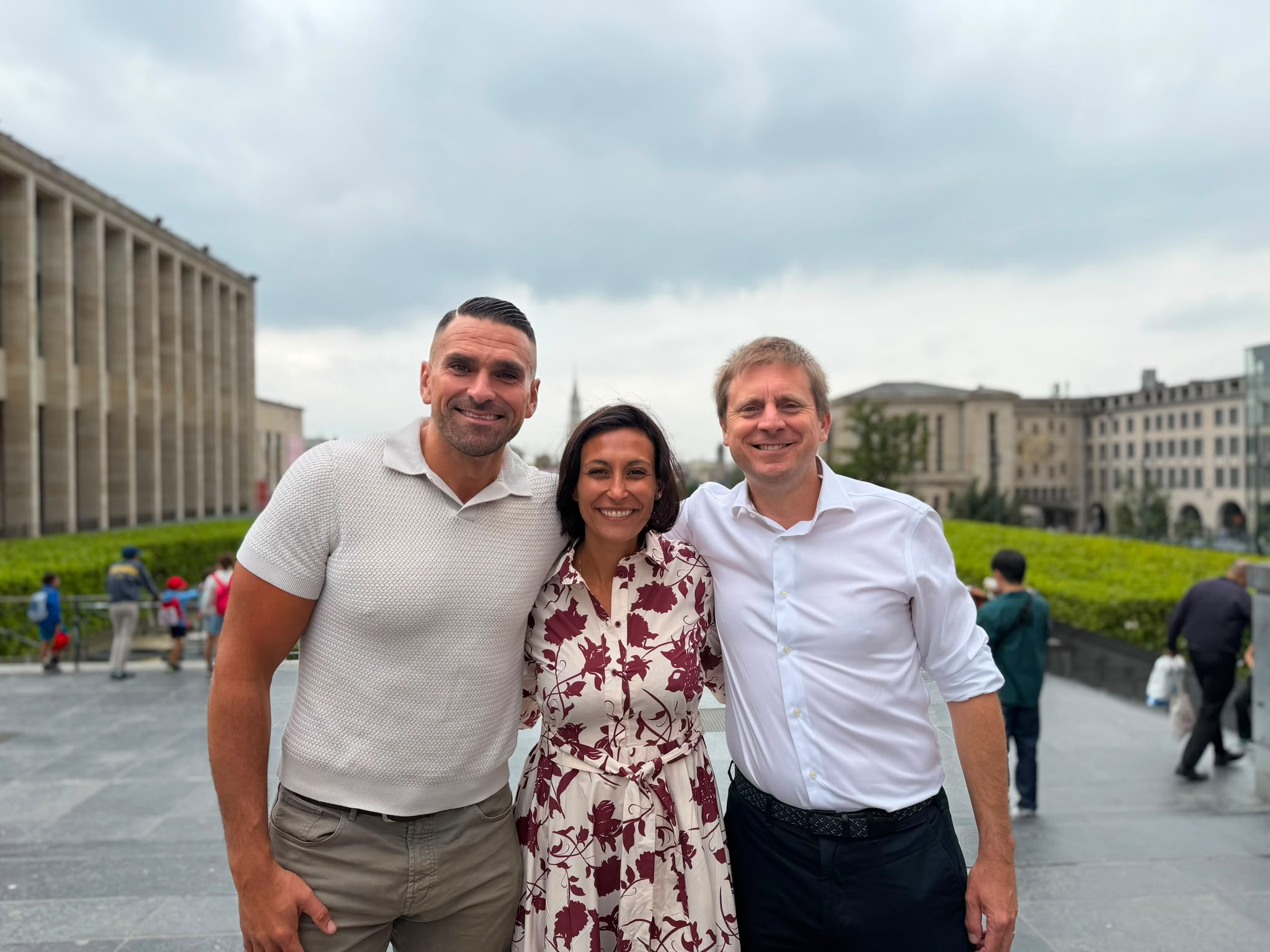 Hosni Essaouiki, Emmanuelle Ghislain et Laurent Hublet